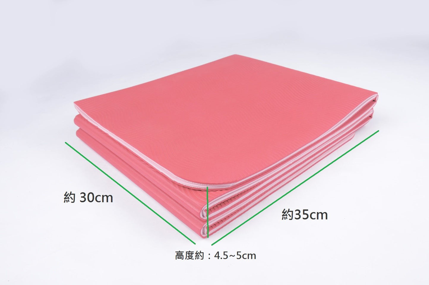 台灣製造 層疊式瑜珈墊 紫+灰