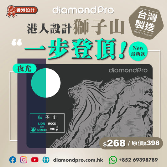 臺灣 新珪藻土 浴室吸水軟地墊 (獅子山x夜光.香港超吸版)